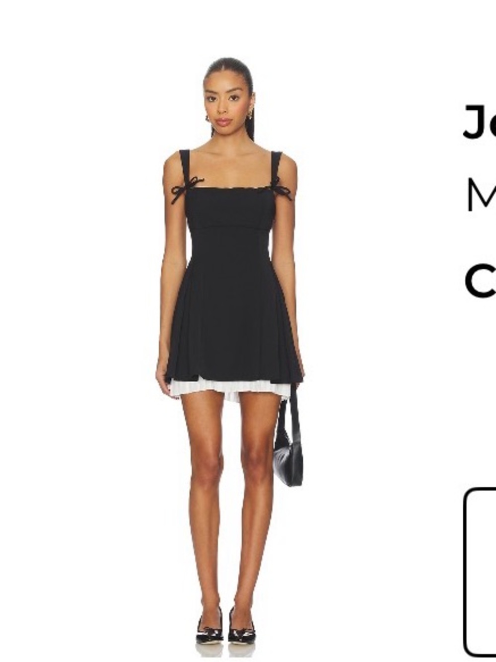 Women’s Black More to Come “Josienne” A-Line Dress with Spaghetti Strap